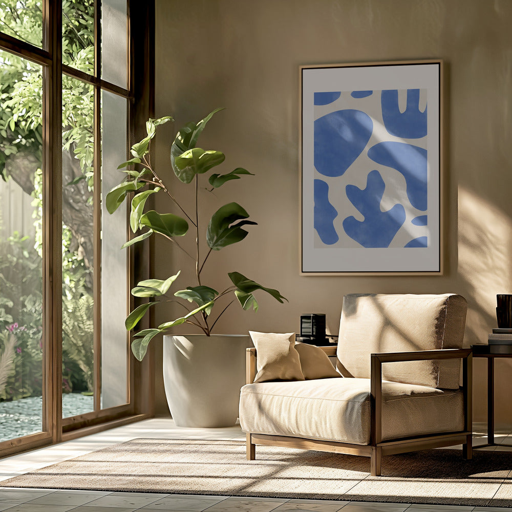 Blue Abstractions | Poster