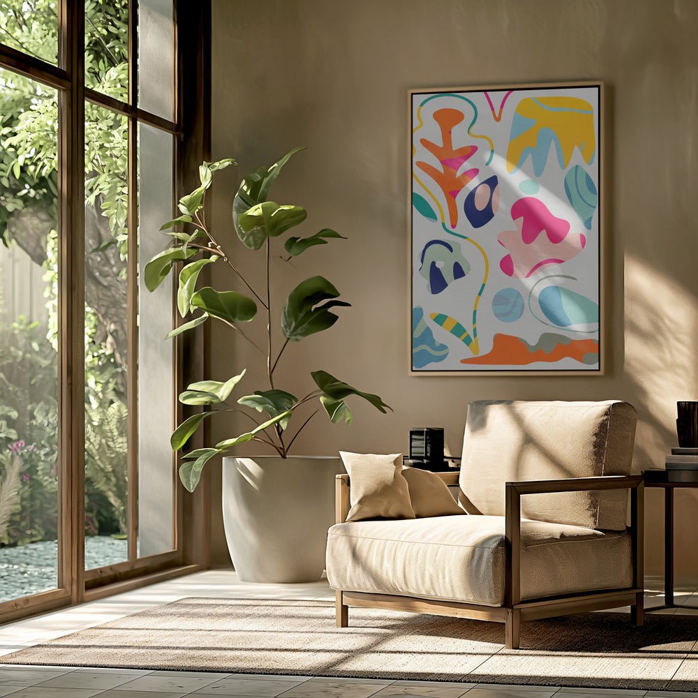 Matisse inspired shapes | Poster