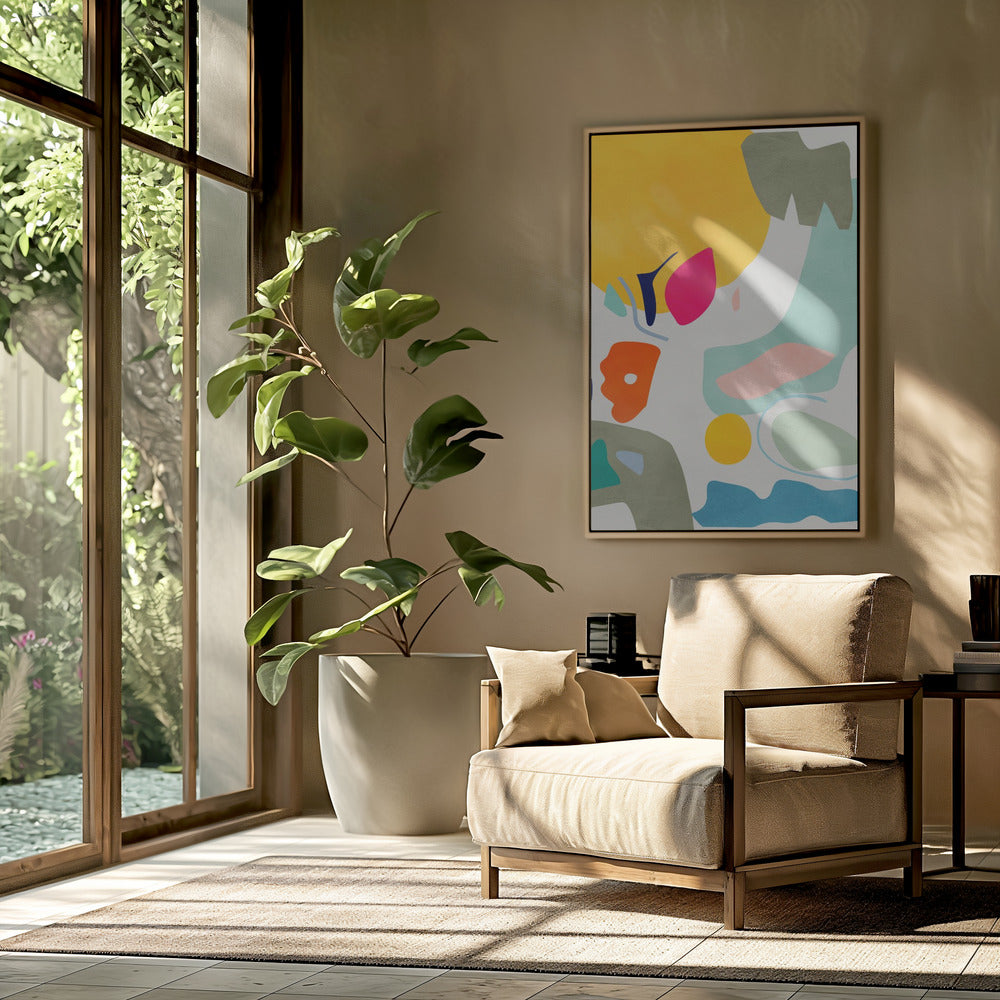 Landscape inspired cut out | Poster