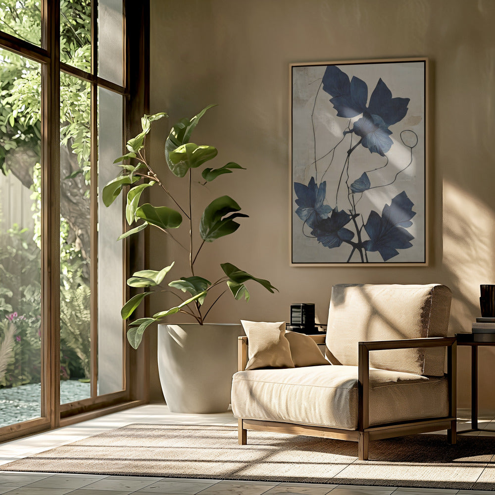 Indigo Flower | Poster