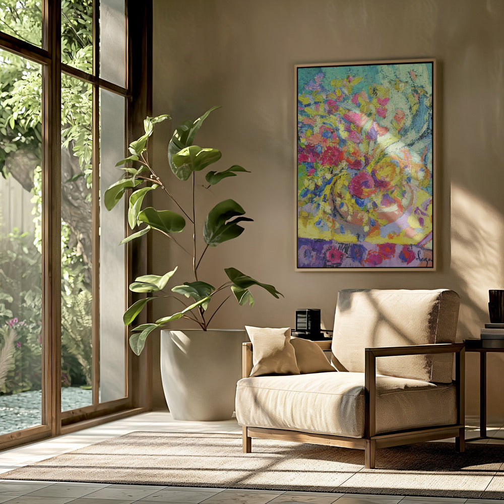 Radiant Floral Harmony | Poster