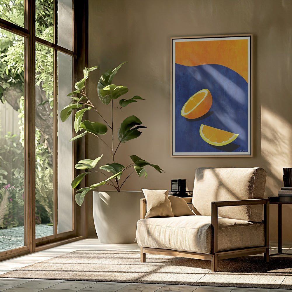 Petit Déjeuner, Deux Oranges | Poster