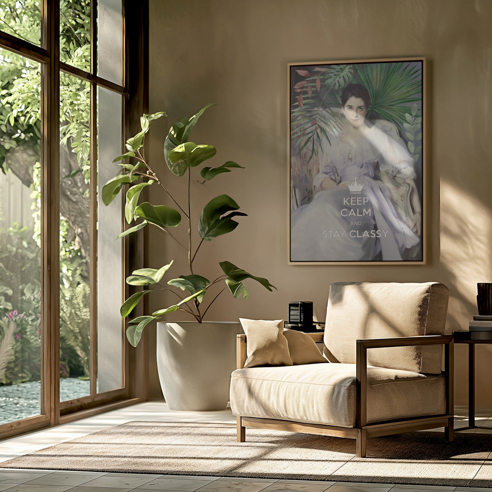 Keep Calm and Stay Classy, Lady Agnew | Poster