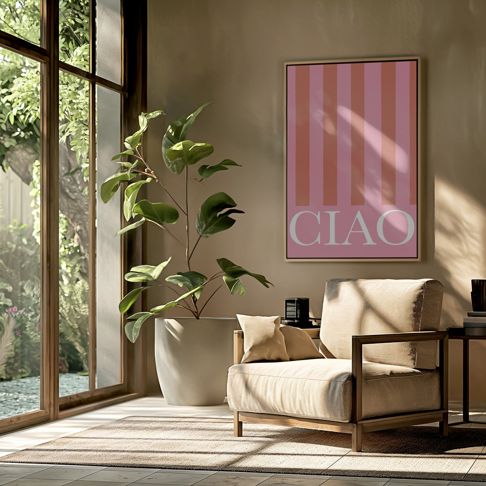 Ciao Stripes | Poster