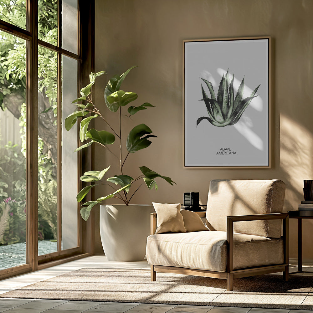 Green Agave Elegance | Poster