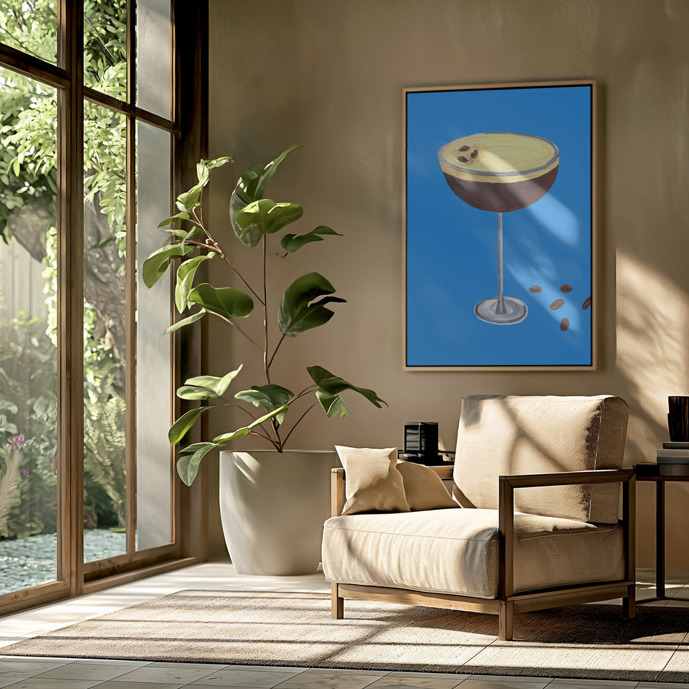 Espresso Martini Blue | Poster