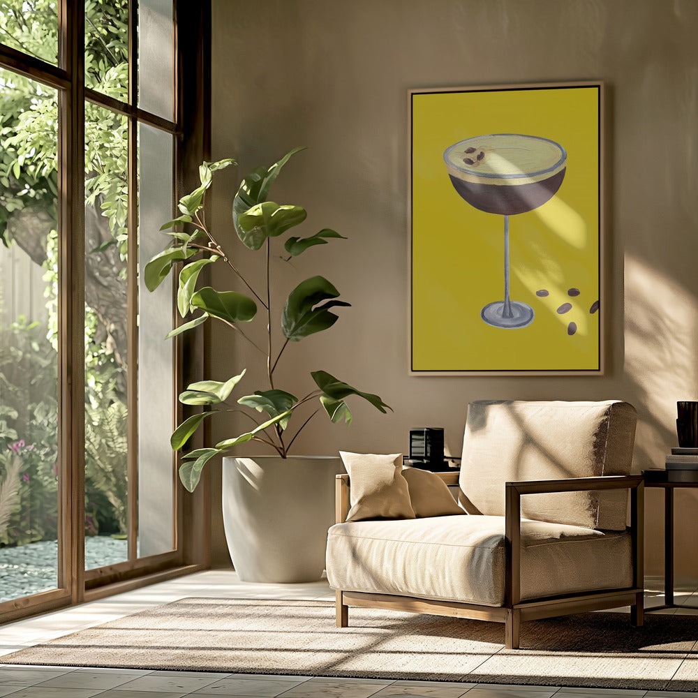 Espresso Martini Buttercup Yellow | Poster