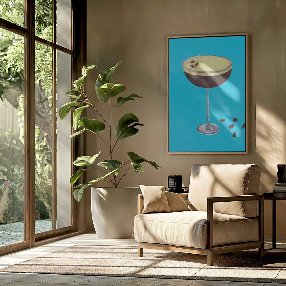 Espresso Martini Sky Blue | Poster