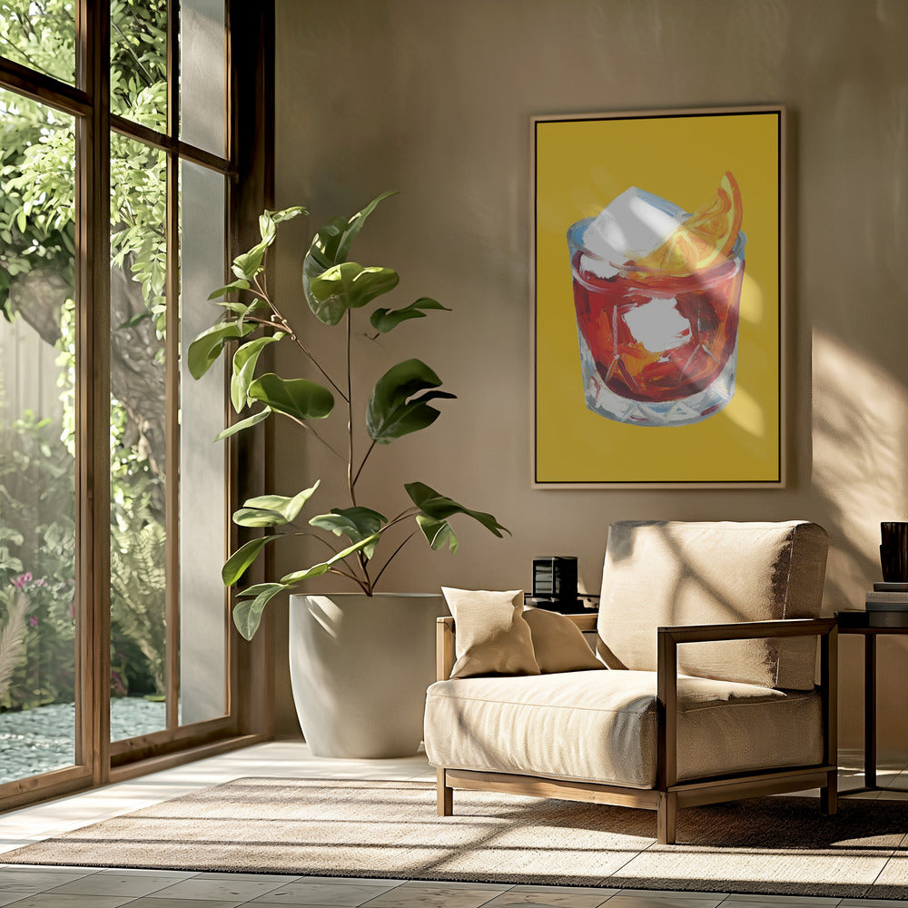Negroni Sunshine Yellow | Poster