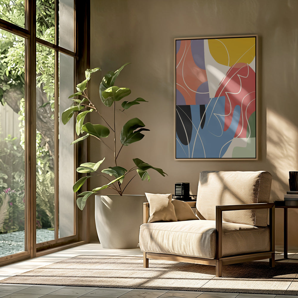 Abstract Color Collage | Poster