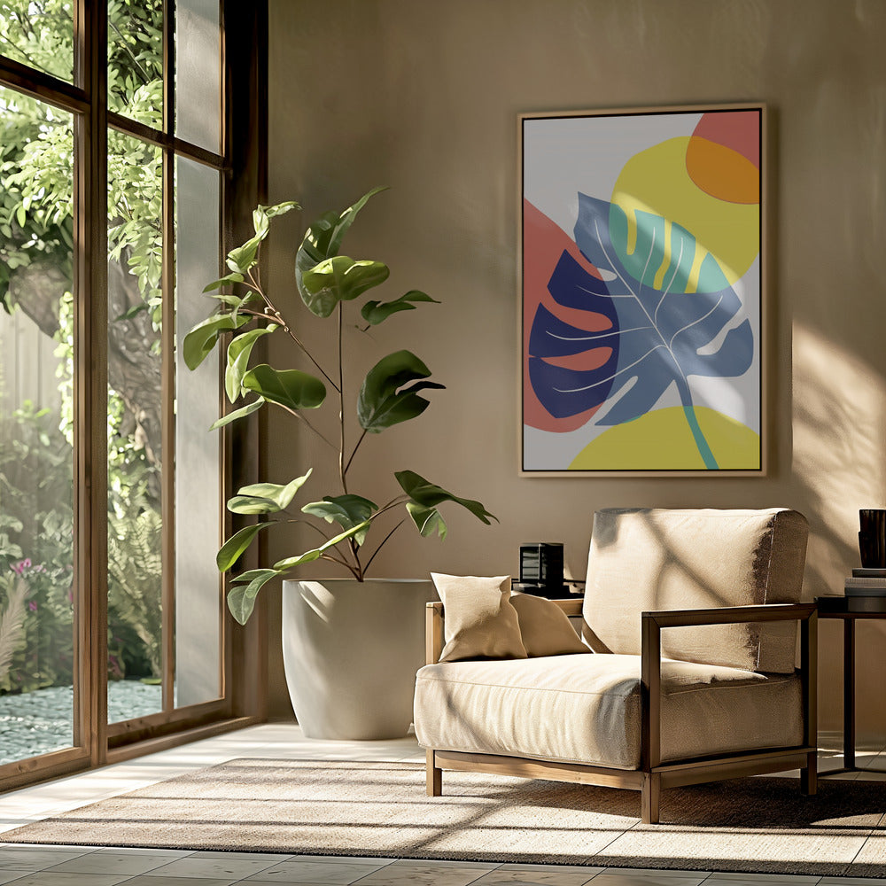 Vibrant Leaf Dance | Poster