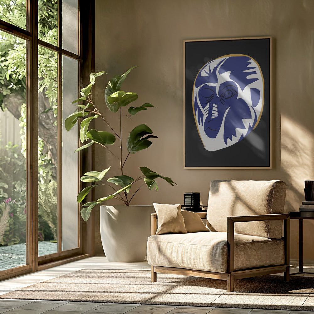 Abstract Mask Illusion | Poster