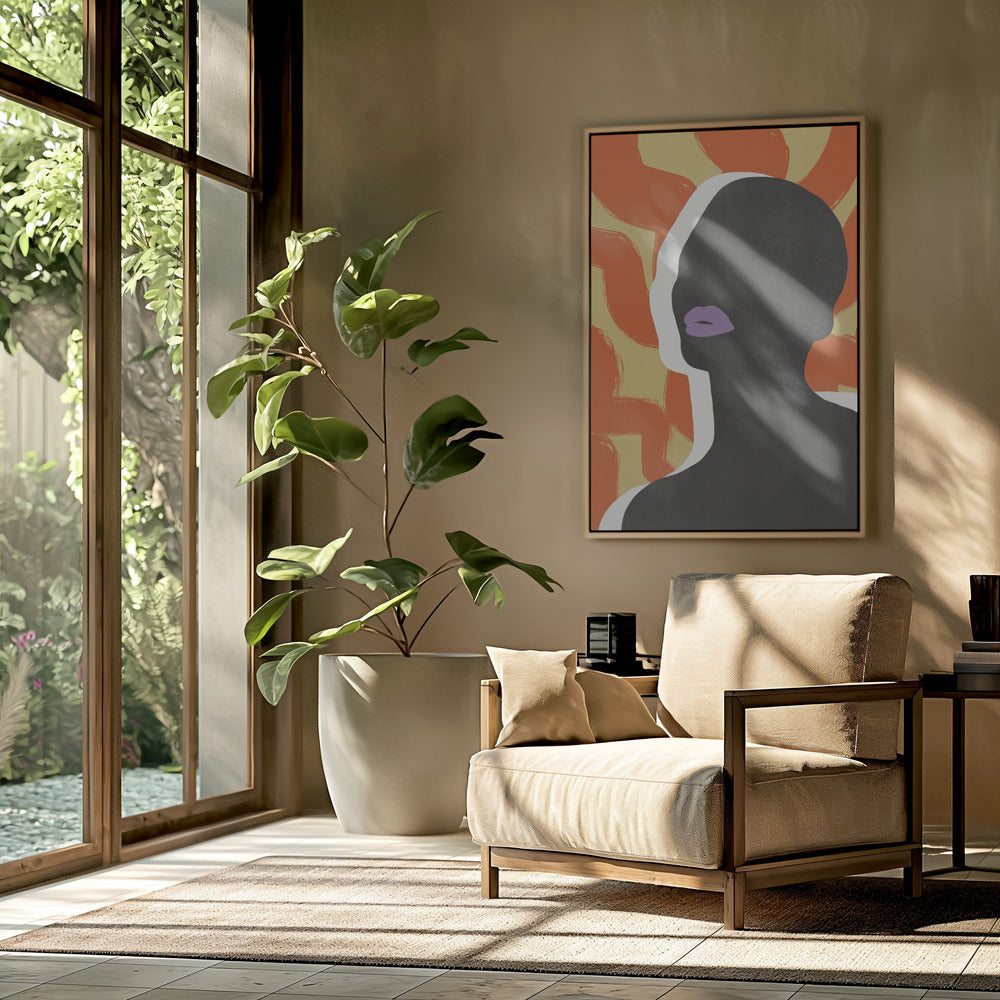 Anonymous Portrait In the Sun | Poster