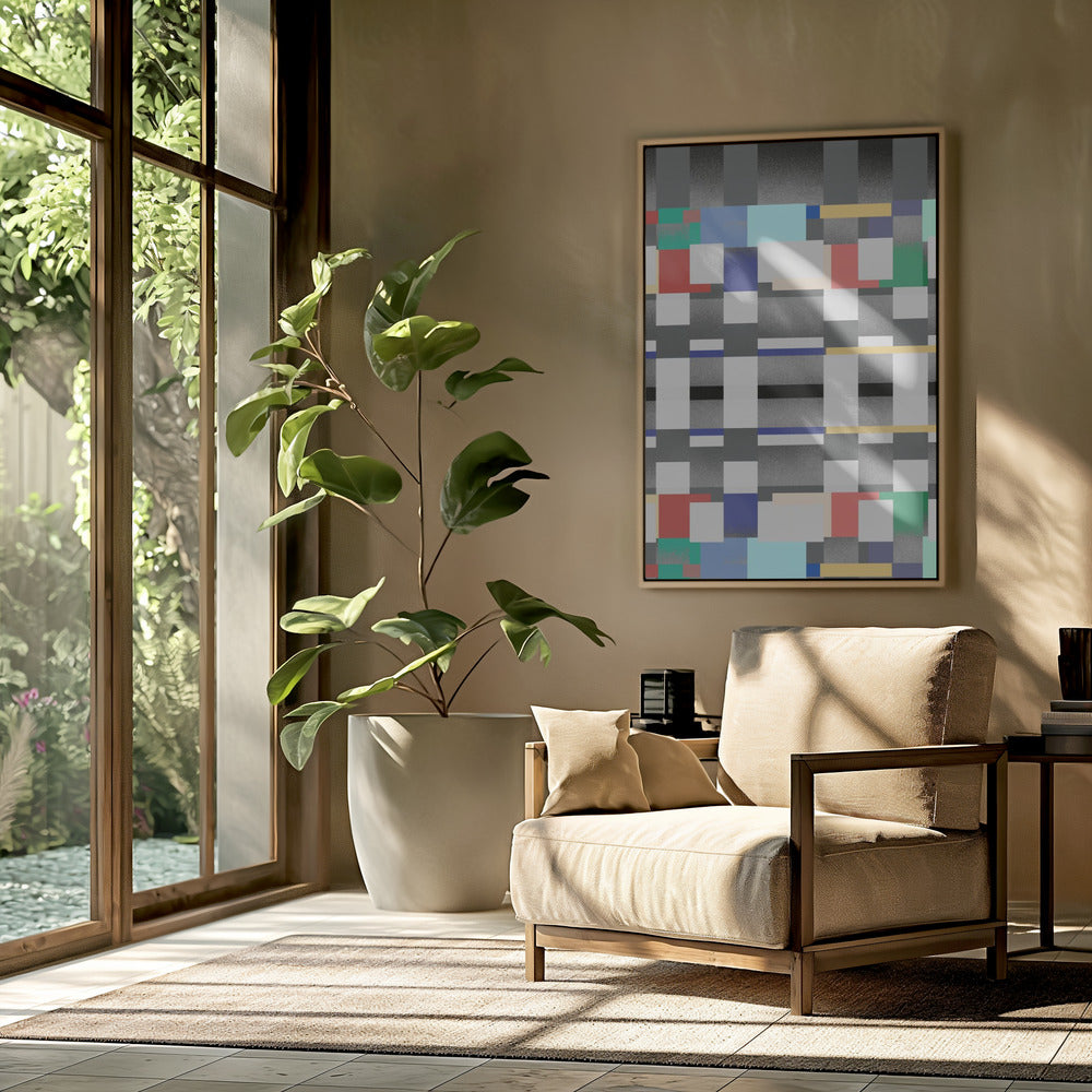 Abstract Design With A Grid Like Pattern | Poster