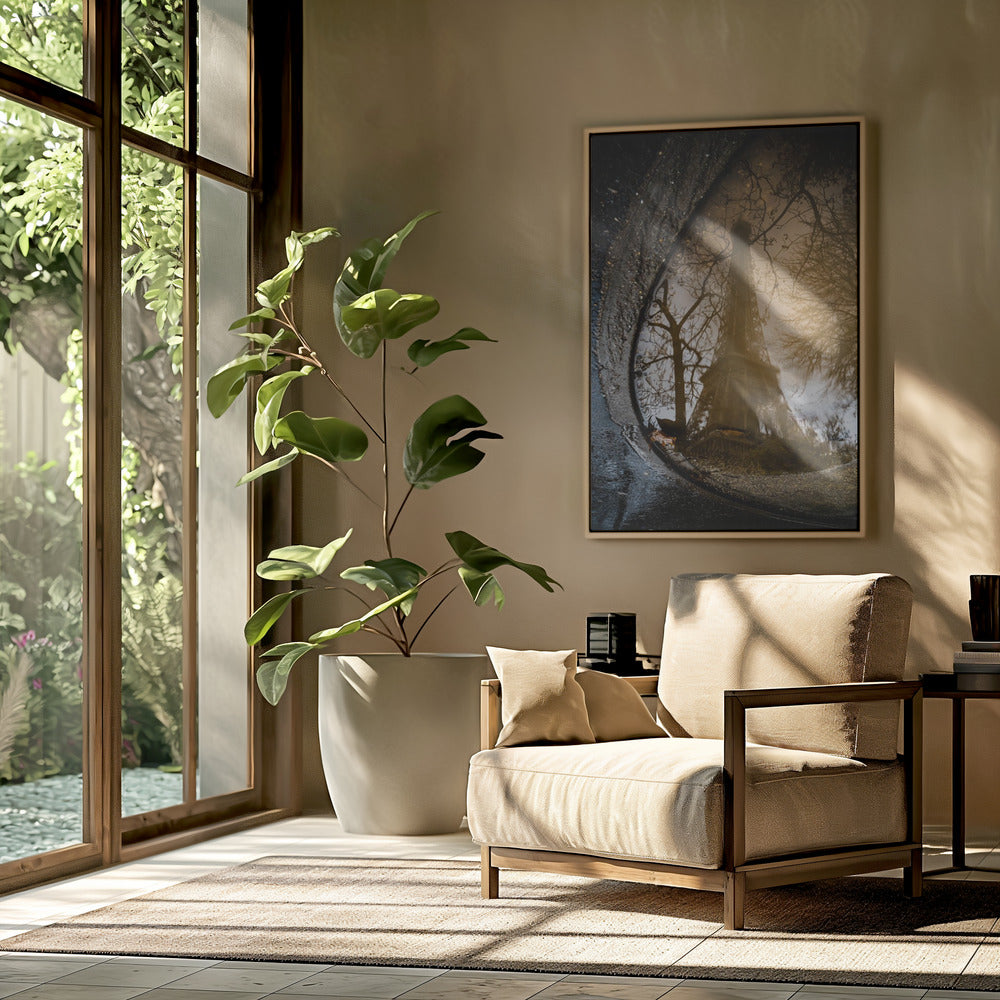 Eiffel tower reflection | Poster