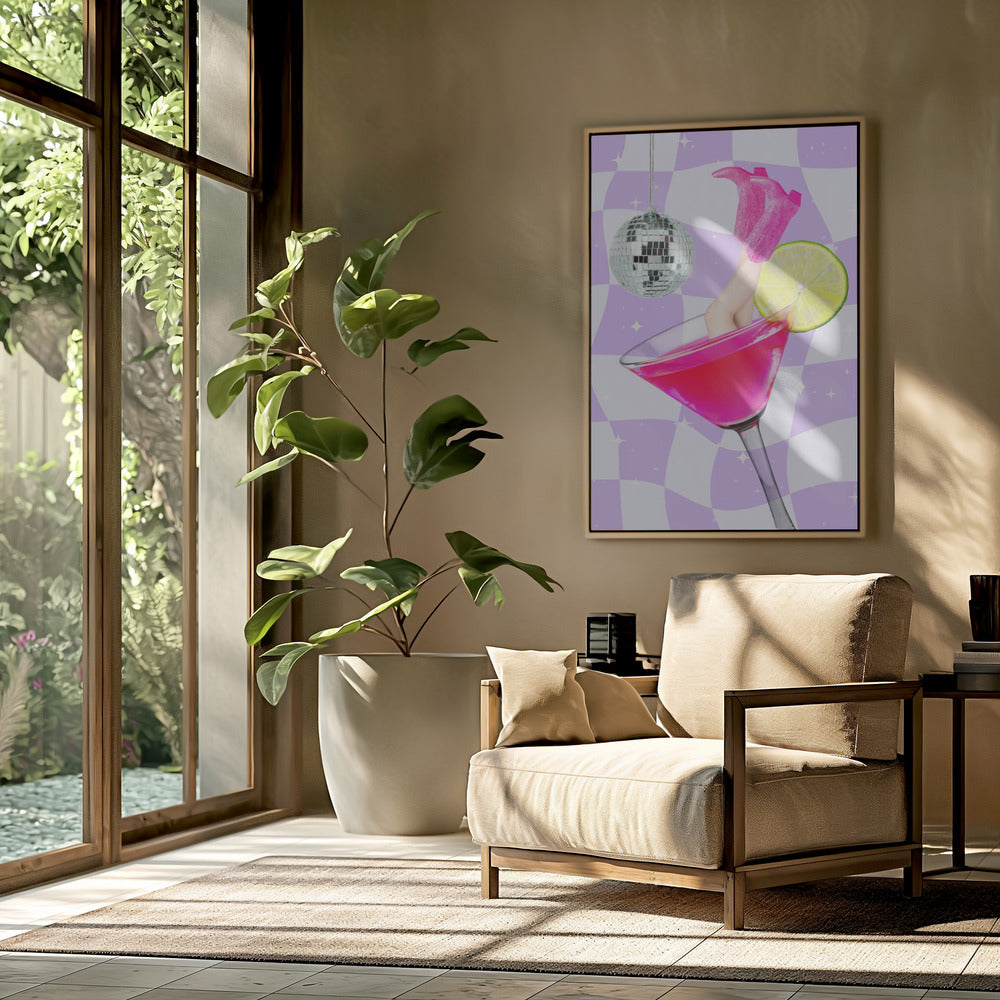 Disco Drink Delight | Poster