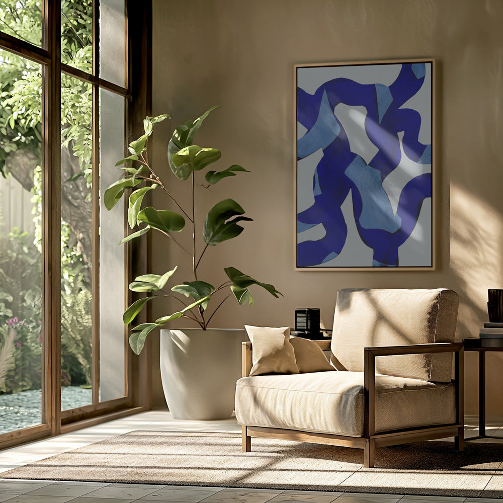 Abstract Brush Strokes 65X | Poster