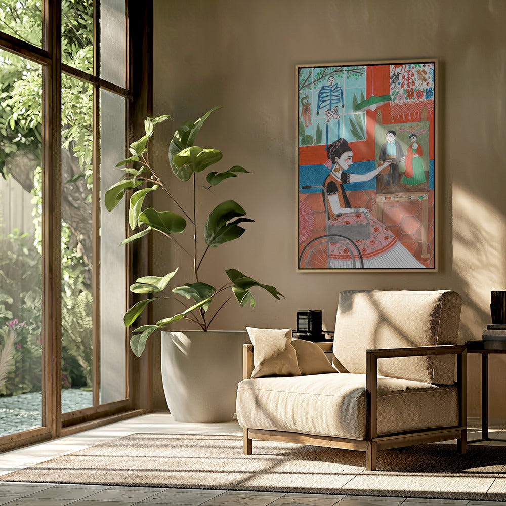 Frida in the blue house | Poster