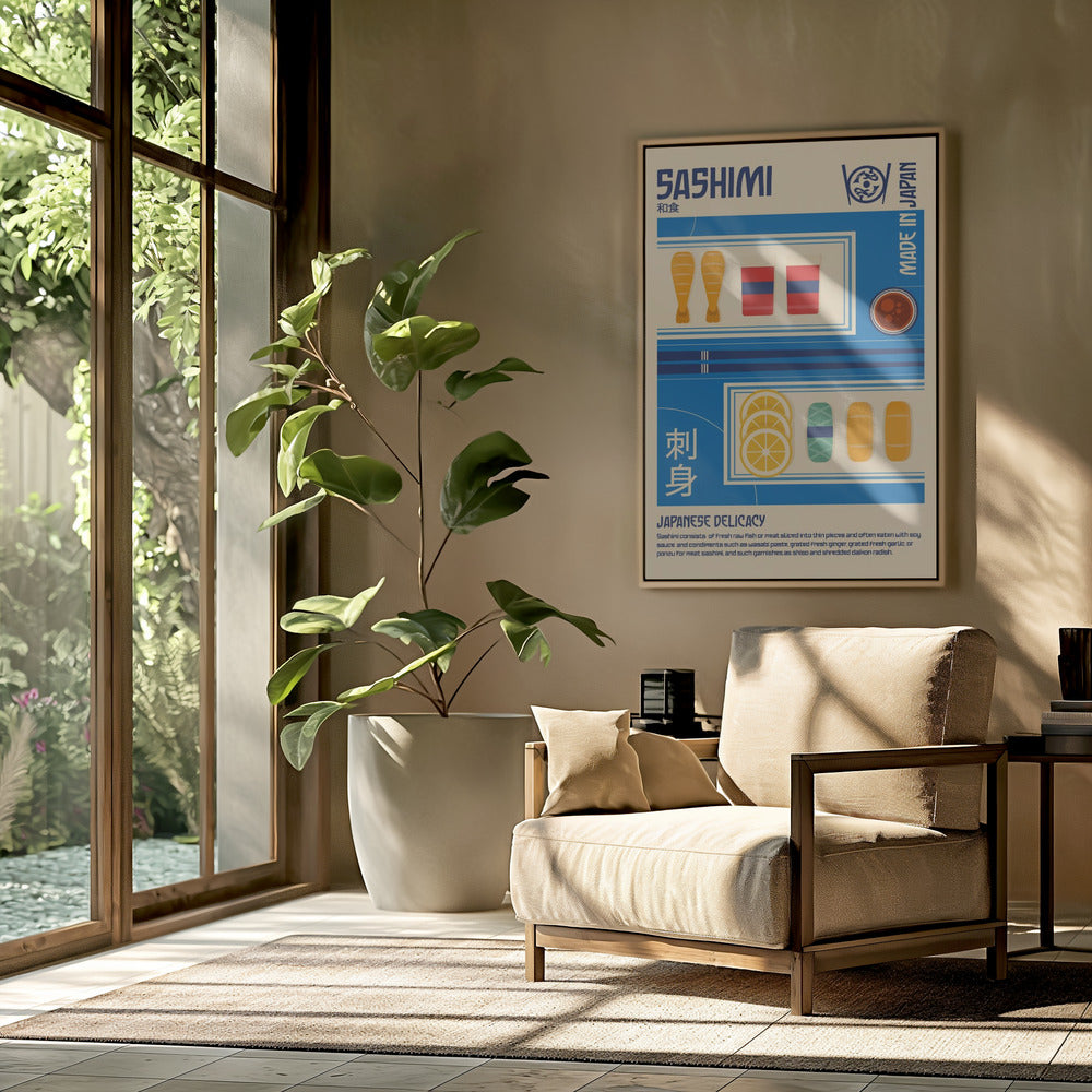 Sashimi Japanese Food Print | Poster