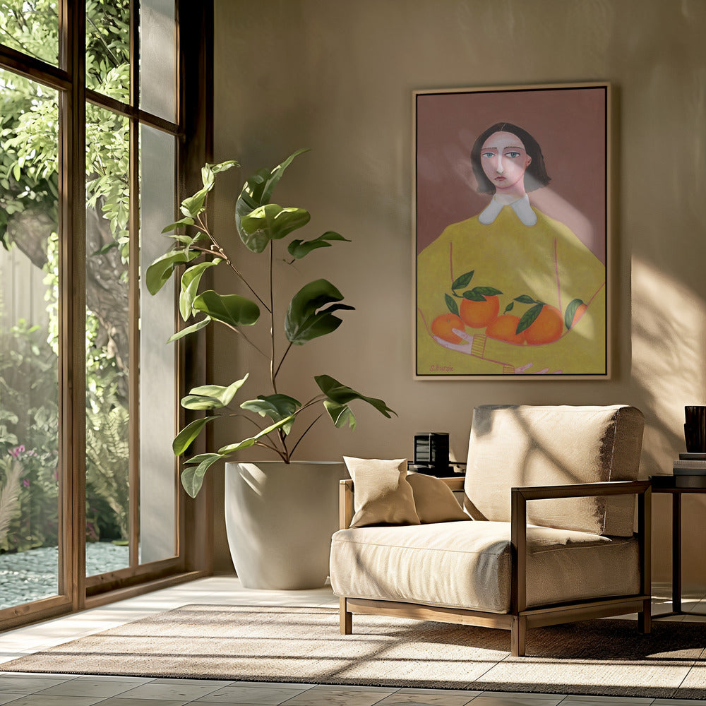 Lady with Oranges | Poster