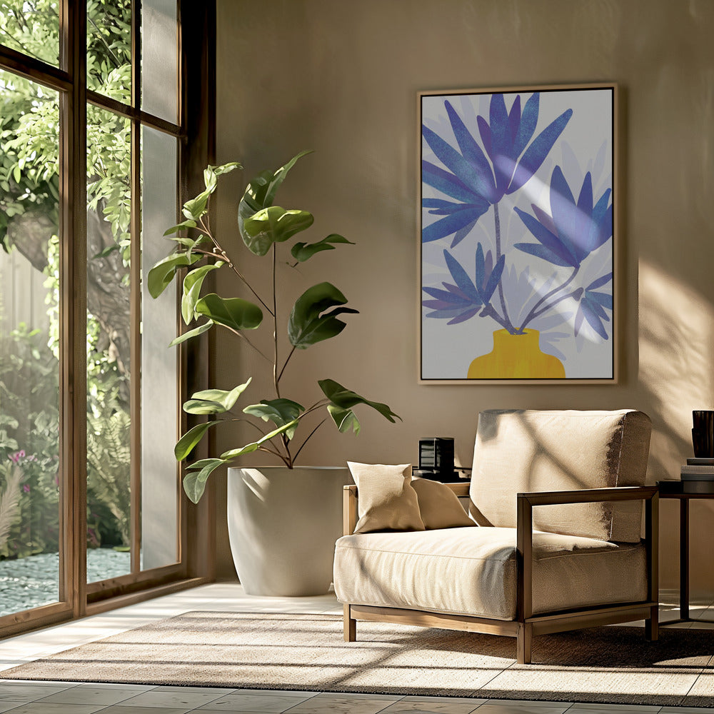 Indigo Blooms | Poster