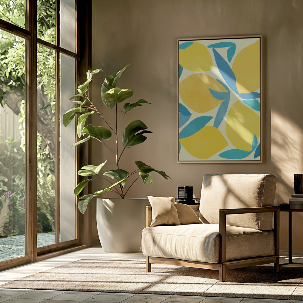 Lemon Shapes | Poster