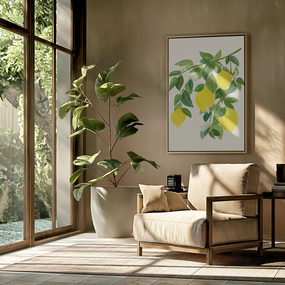 Sunny Lemons 4x5 | Poster