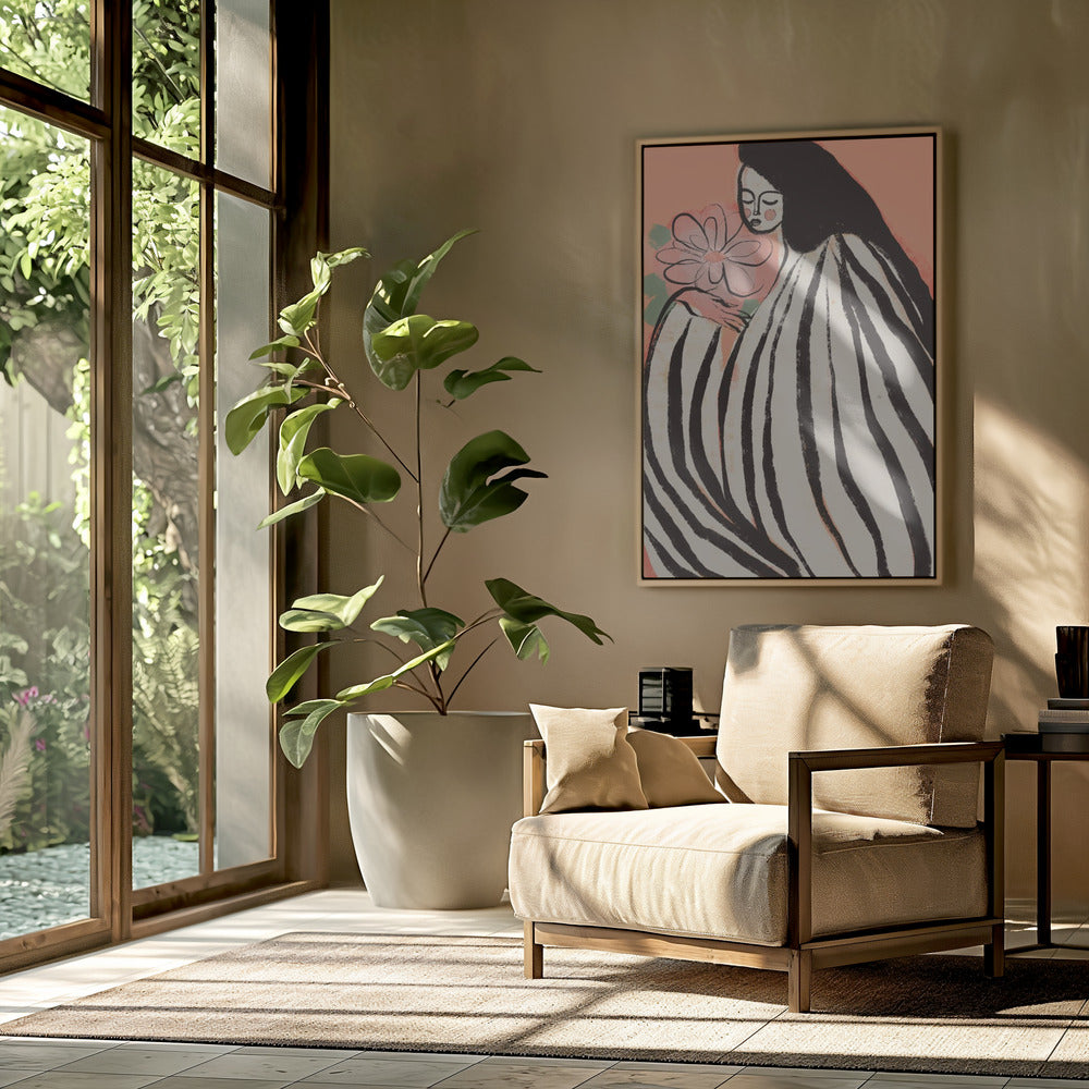 A Silent Moment (Peach) | Poster