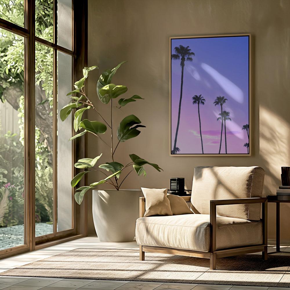 Palm Tree Sunset | Poster