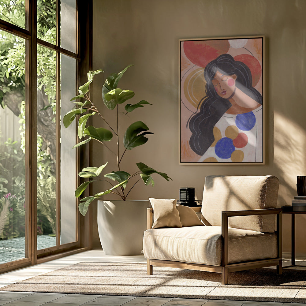 Woman in Thoughts | Poster