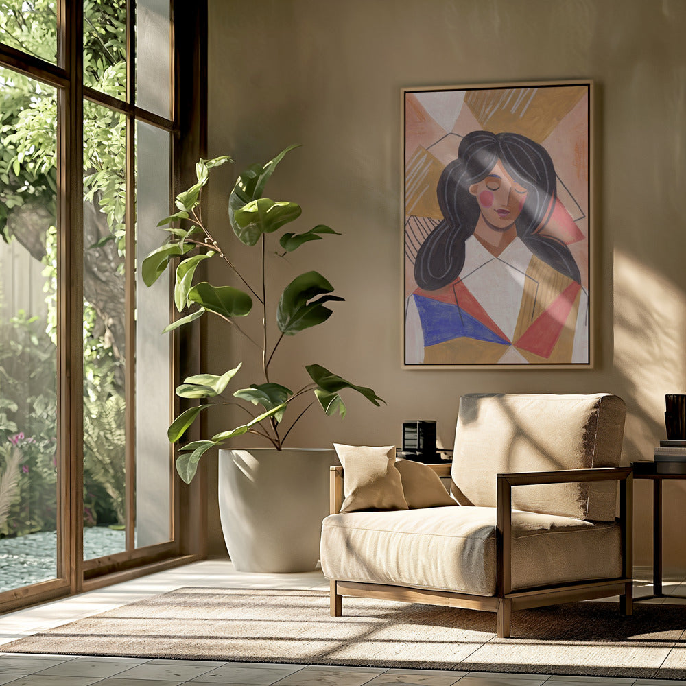 Woman in Thoughts | Poster