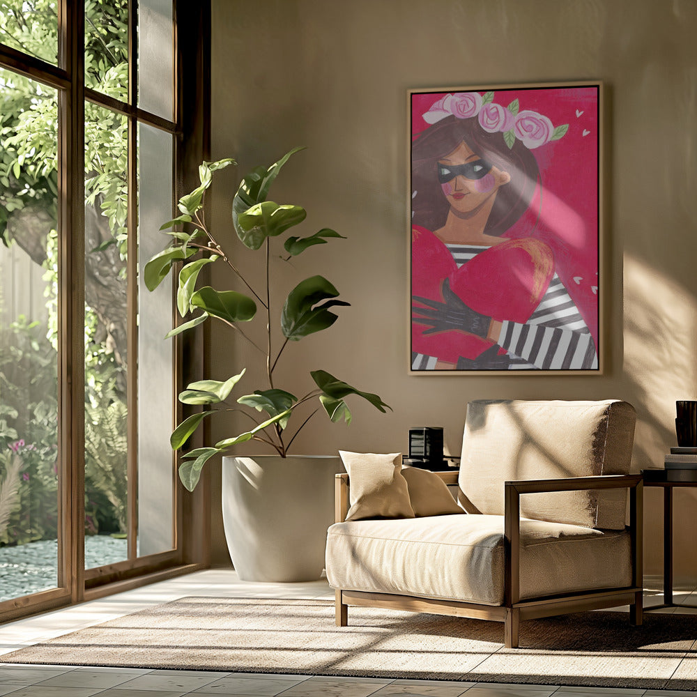 Portrait woman you stole my heart | Poster