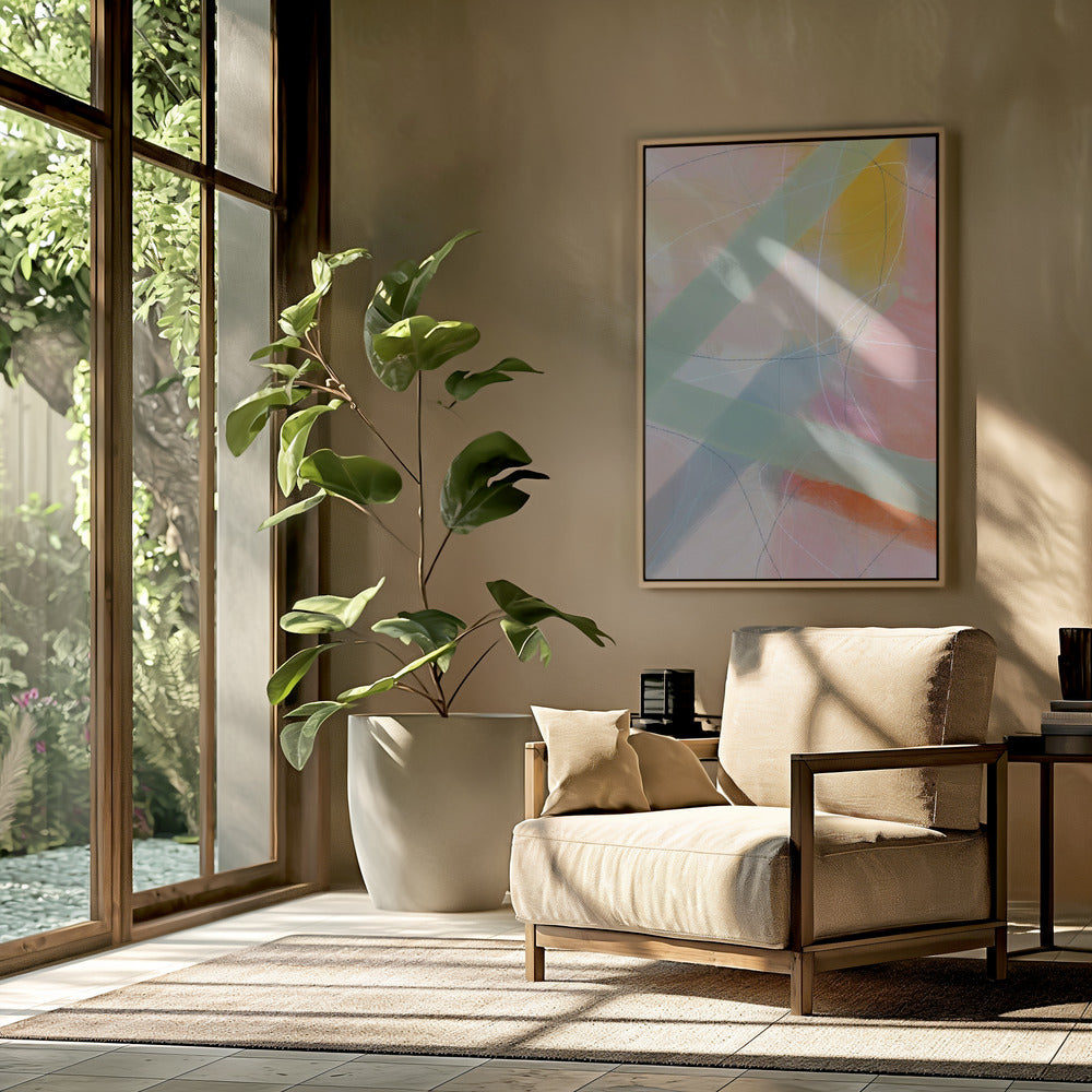 Soft Abstract Shapes 2 | Poster