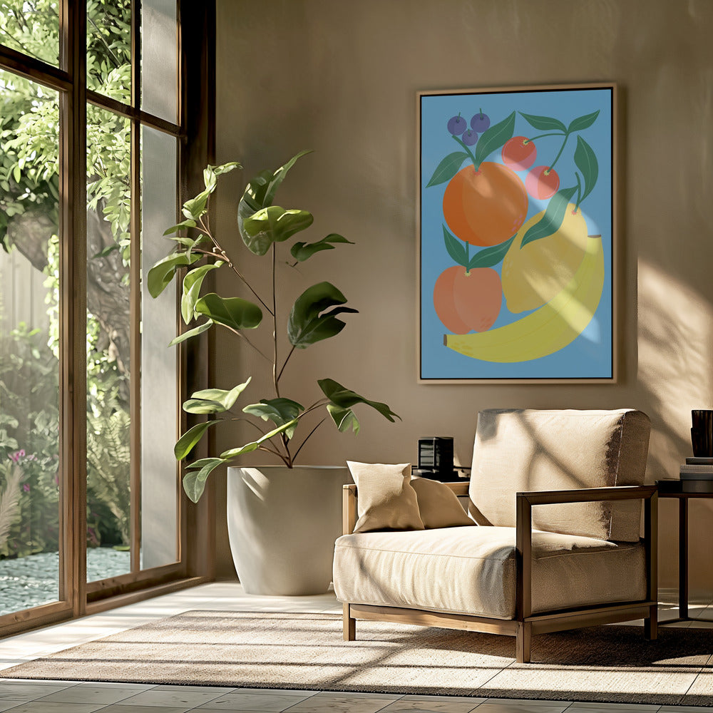 Stacked Fruits | Poster