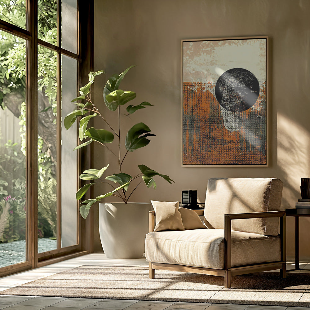 Eclipse Over Texture | Poster