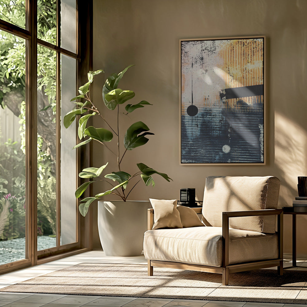 Abstract Artwork With Geometric Composition | Poster