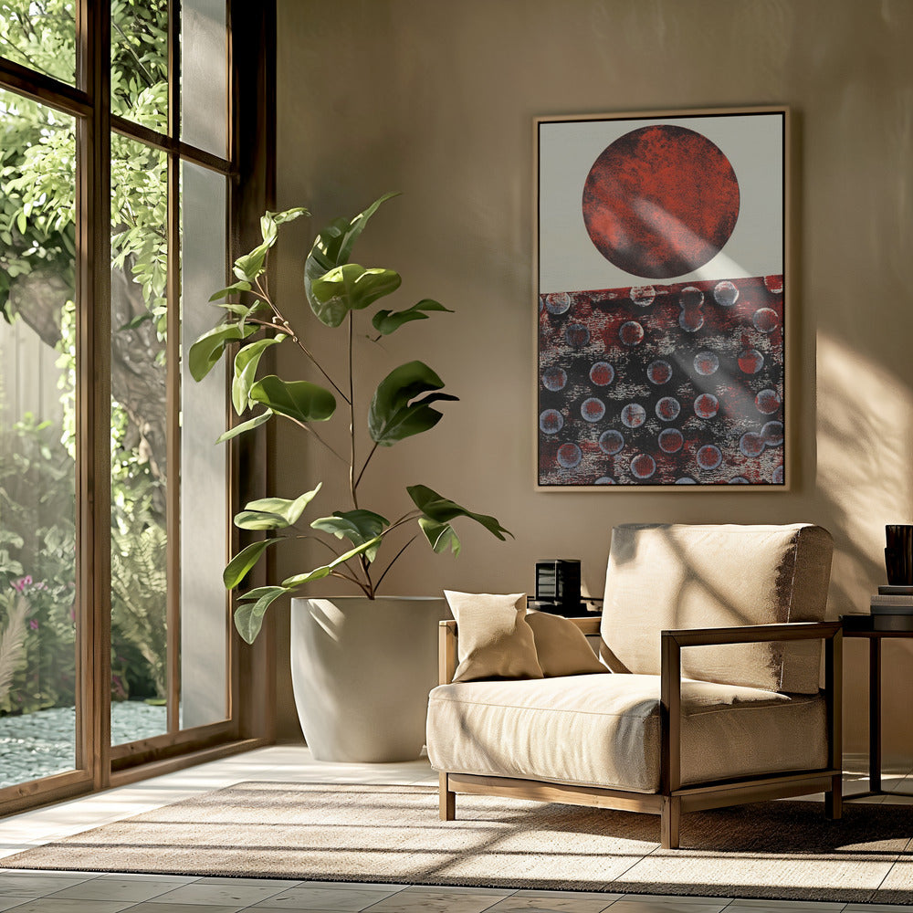 Abstract Artwork With Geometric Composition | Poster