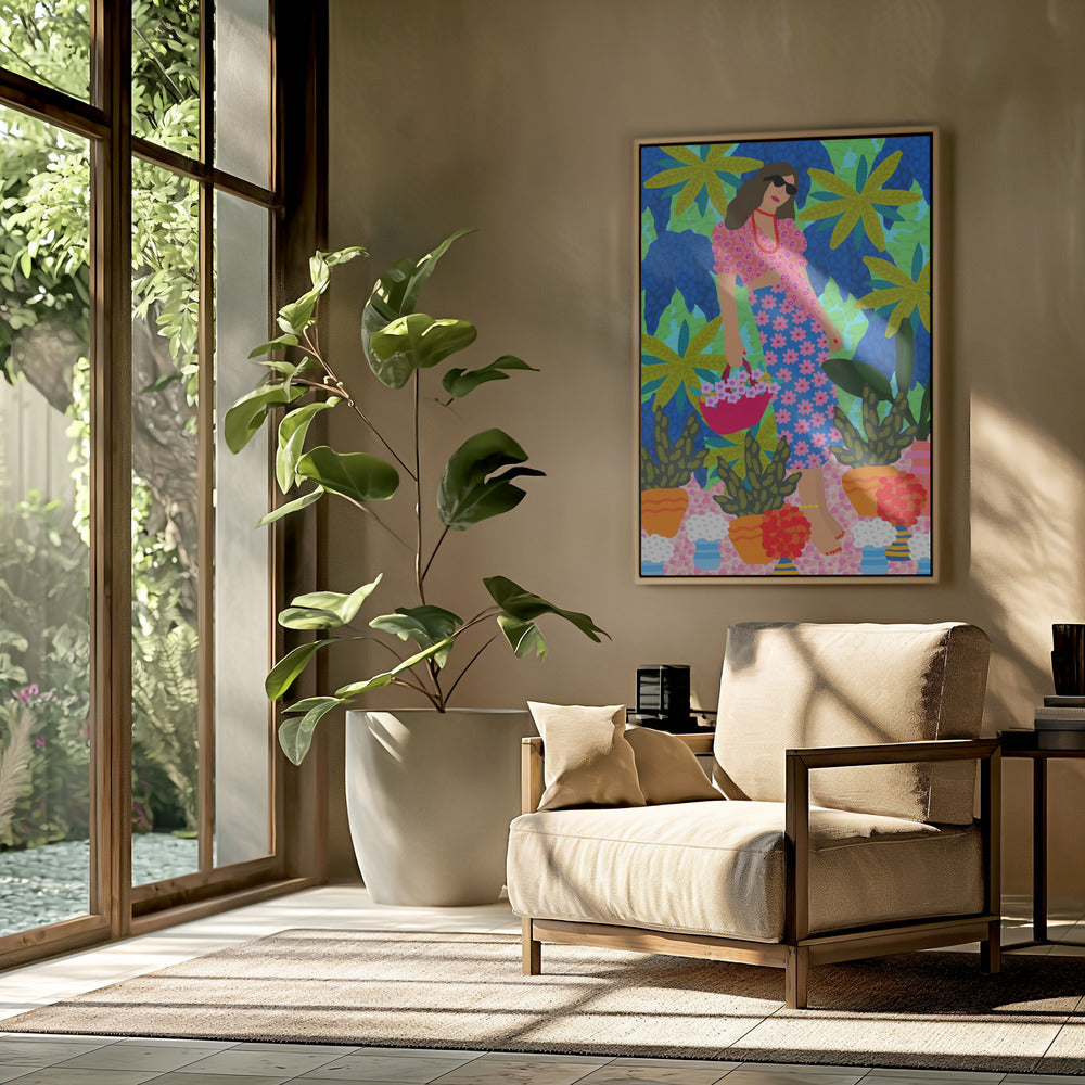 Walking Between Gardens | Poster