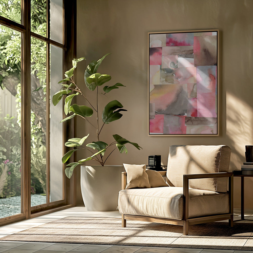 Watercolor abstract composition 6 | Poster