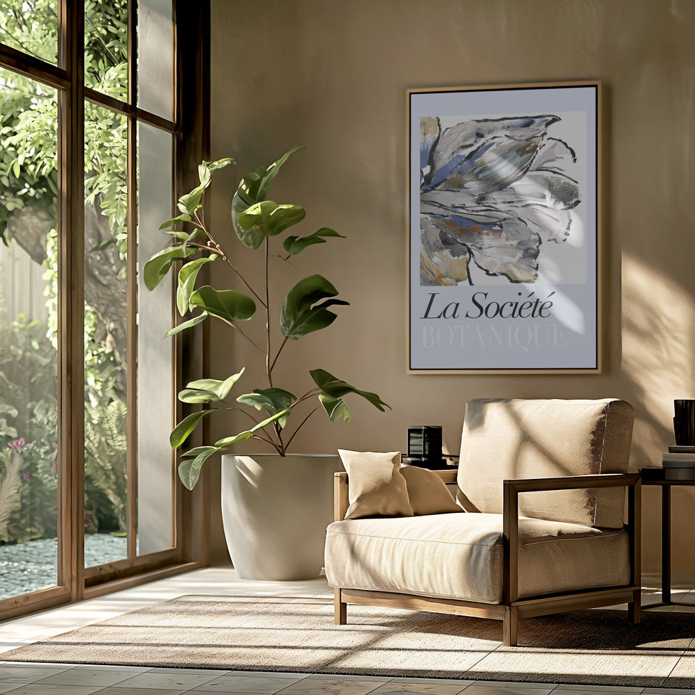La Société Botanique Blueflower | Poster