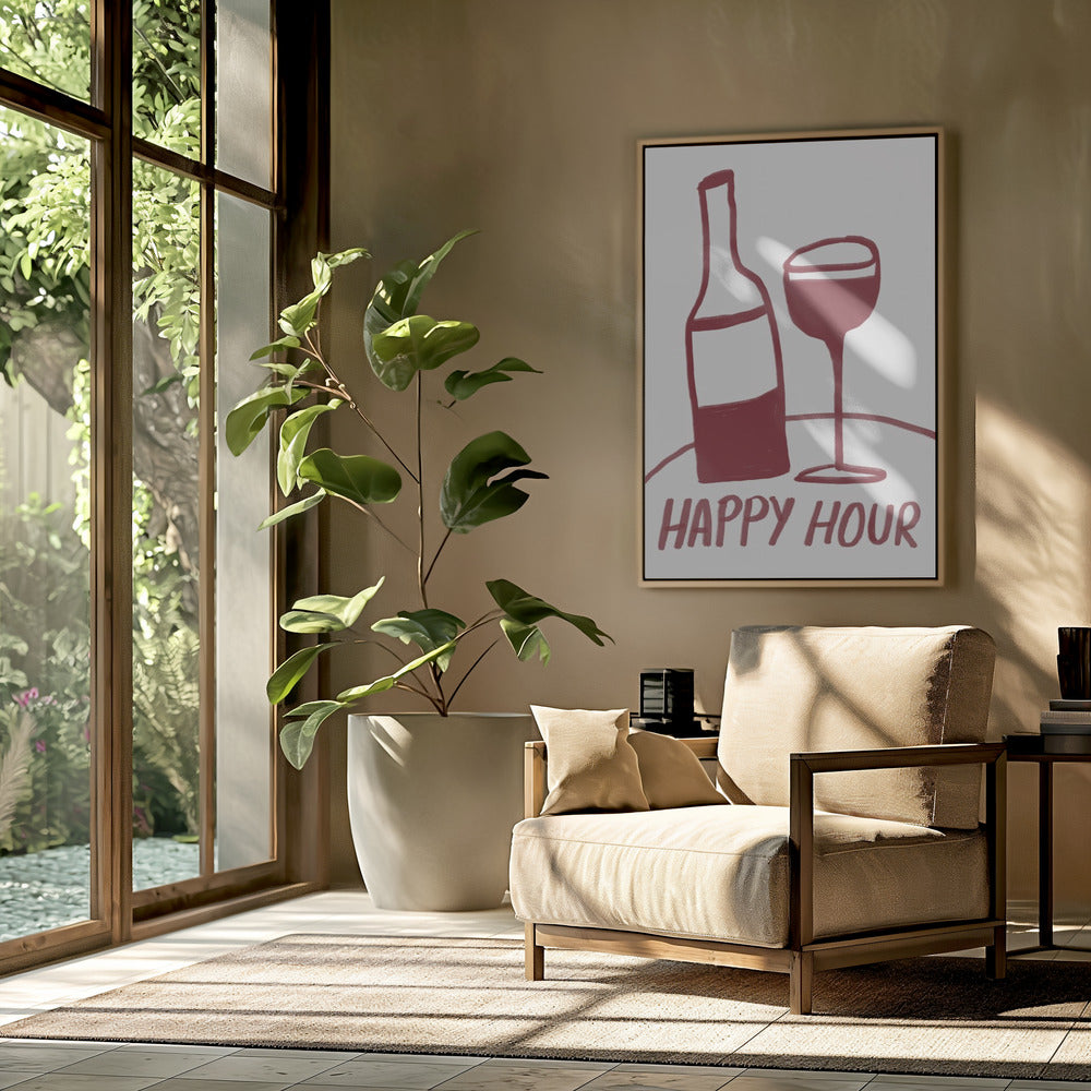 Wine Time Delight | Poster
