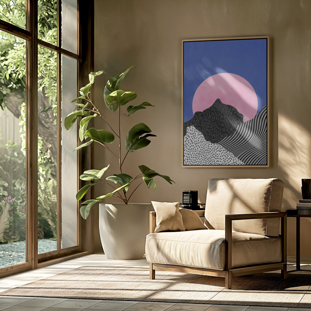 Surreal Peaks View | Poster