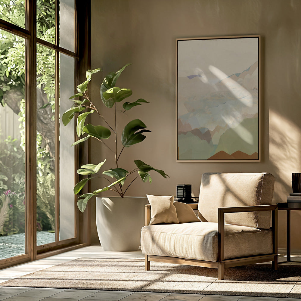 Peachy Mountain Range 3 | Poster