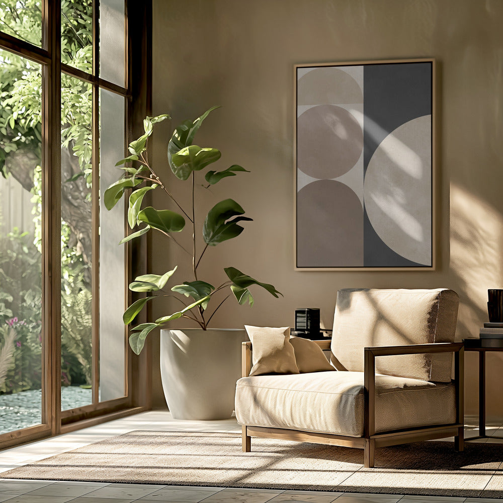 Brown geometry 5 | Poster