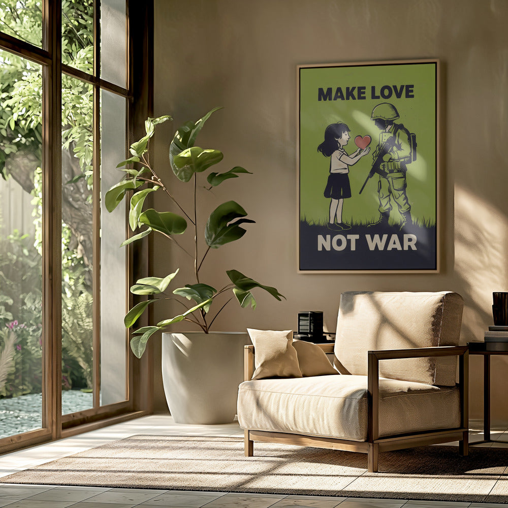 Make Love   Not War | Poster