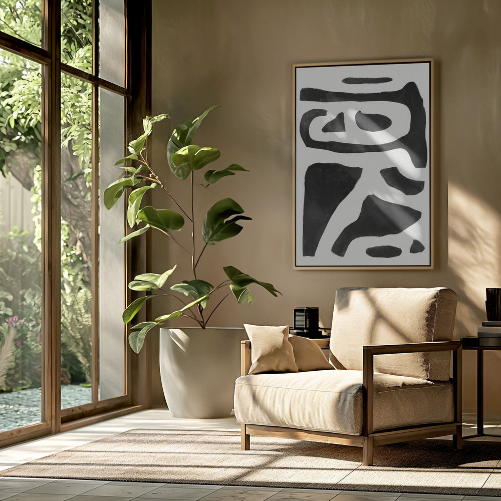 Black and White Abstract | Poster