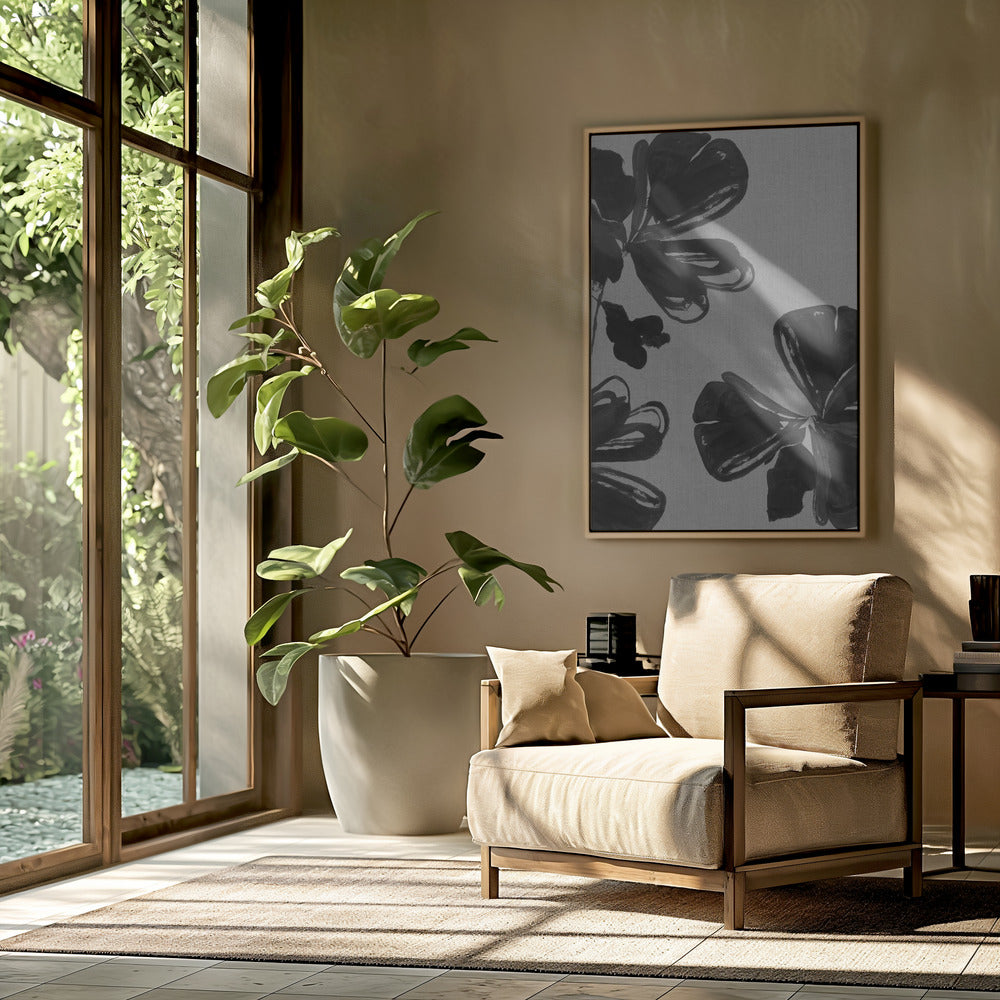 Black Floral 4 | Poster