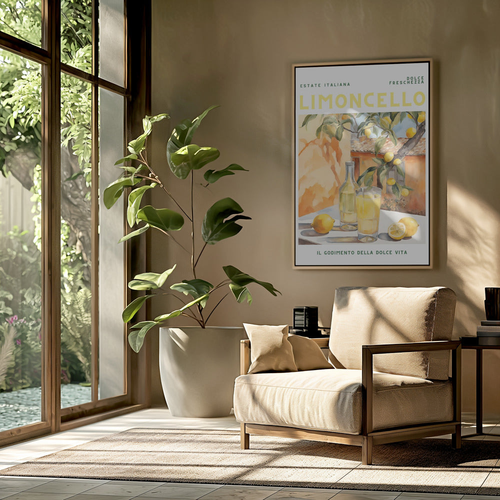 Limoncello, Aquarell, Fresh | Poster