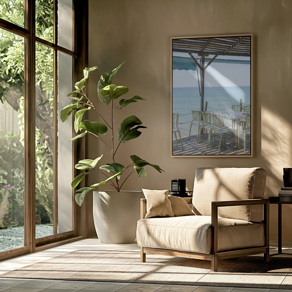 Oceanside View in Morocco | Poster