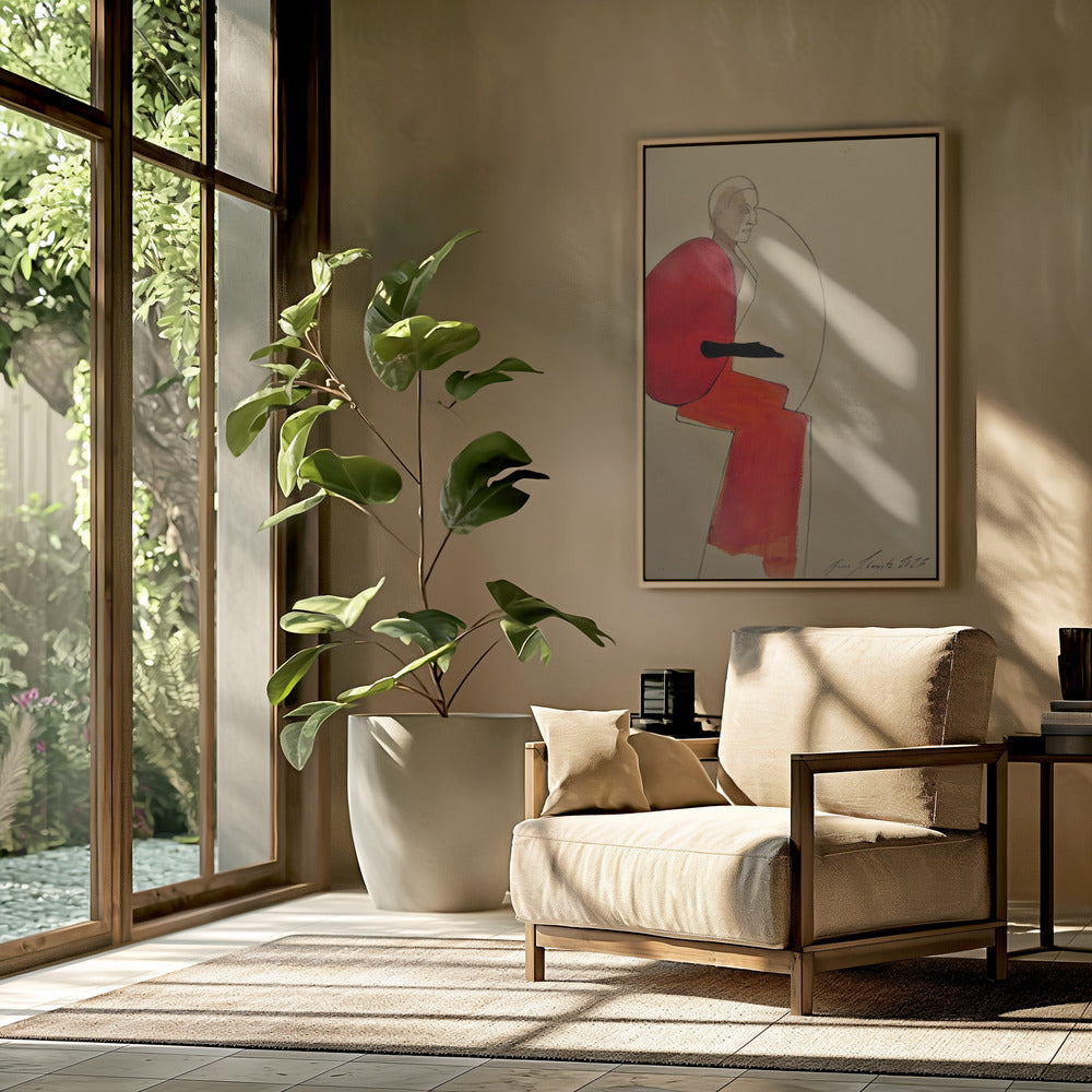 Woman In Red | Poster